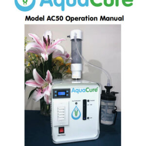 AquaCure model AC50 Operation Manual