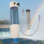 AquaCure Tower Cap KIT with PVC adaptor base installed