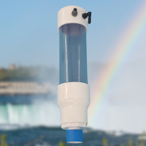 AquaCure Tower Cap with PVC adaptor base installed