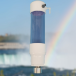 AquaCure Tower Cap with Steel adaptor base installed